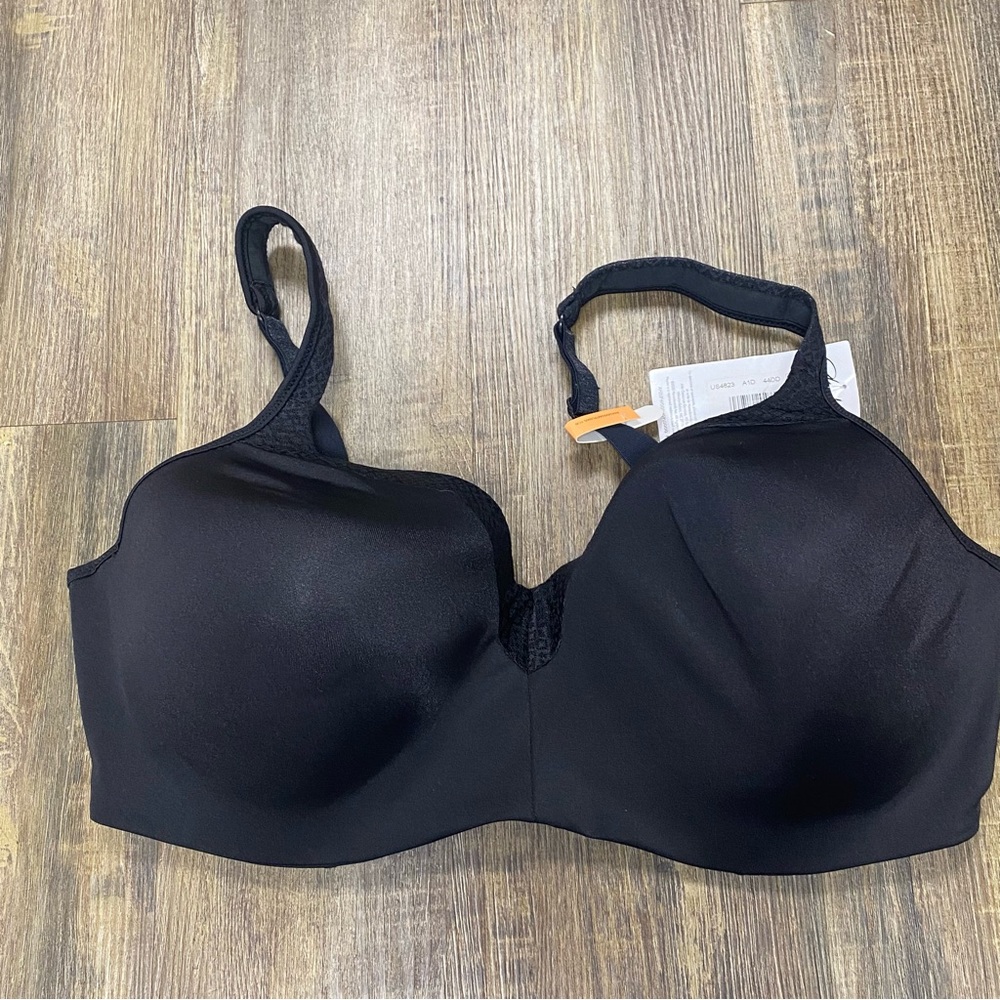 Playtex Black Full Coverage Bra‎ with Molded Cups